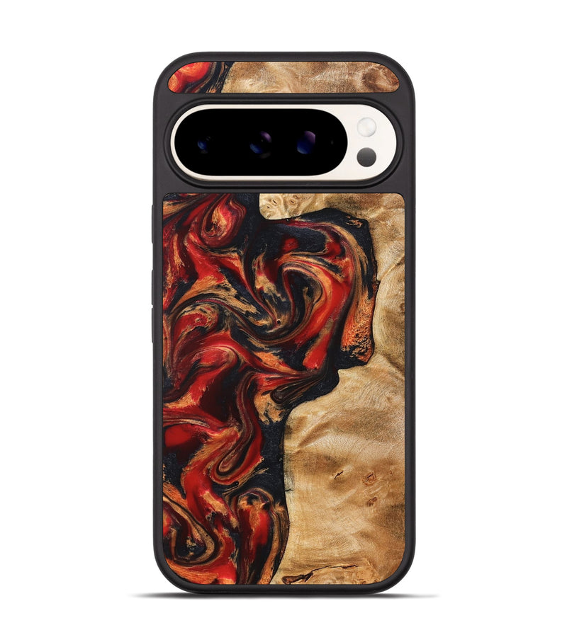 Pixel 9 Pro Wood Phone Case - Hanna (Red, 824500)