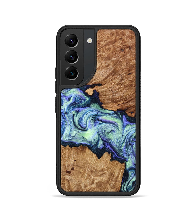 Galaxy S22 Wood Phone Case - Elda (Purple, 824502)