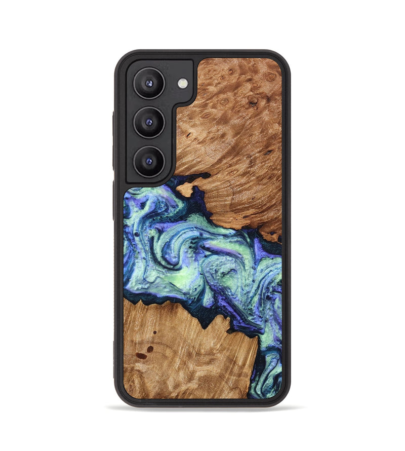 Galaxy S23 Wood Phone Case - Elda (Purple, 824502)