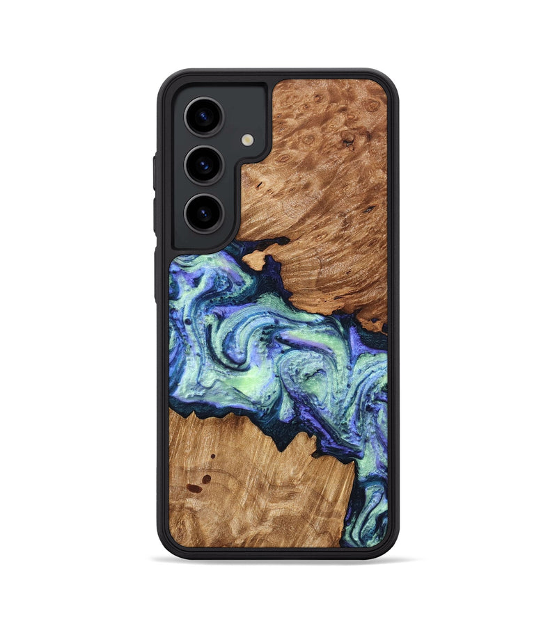 Galaxy S24 Wood Phone Case - Elda (Purple, 824502)