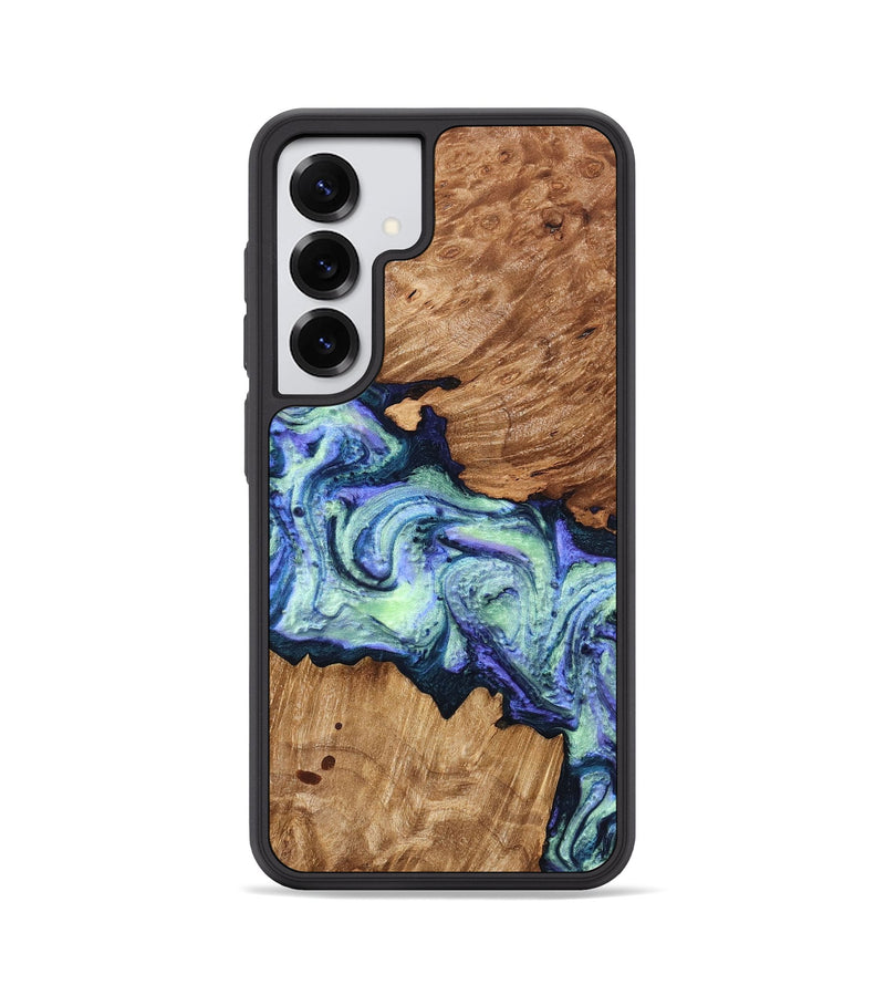 Galaxy S25 Wood Phone Case - Elda (Purple, 824502)