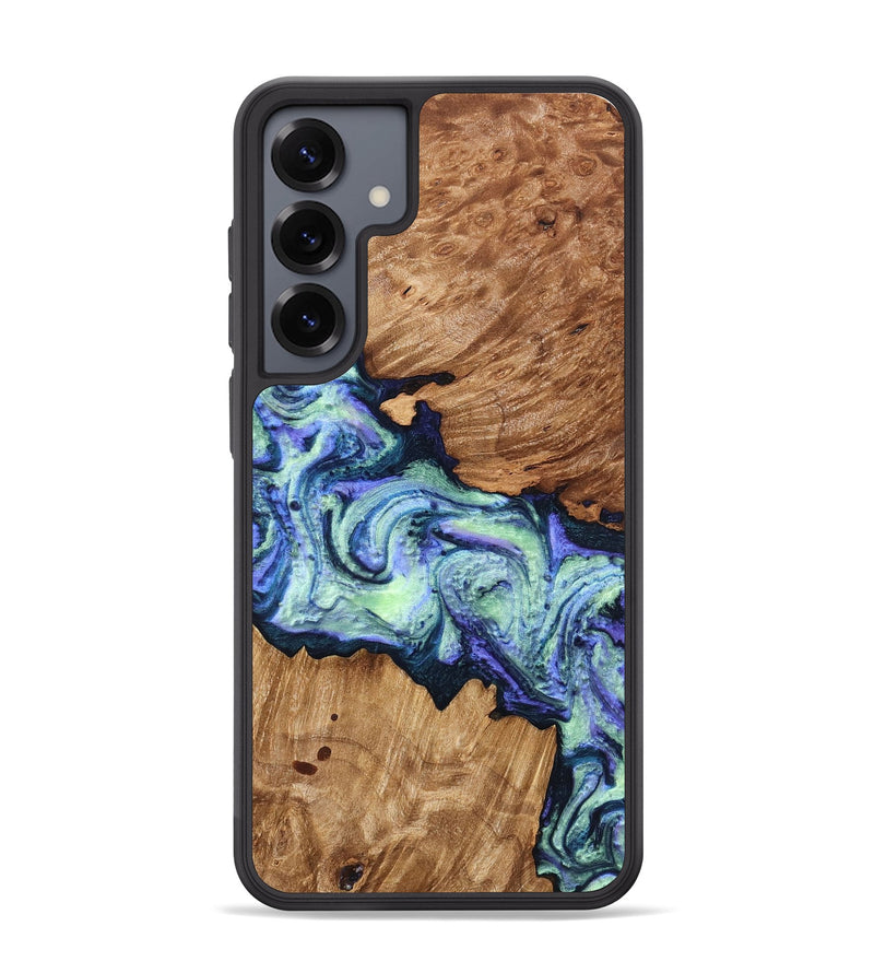 Galaxy S25 Plus Wood Phone Case - Elda (Purple, 824502)