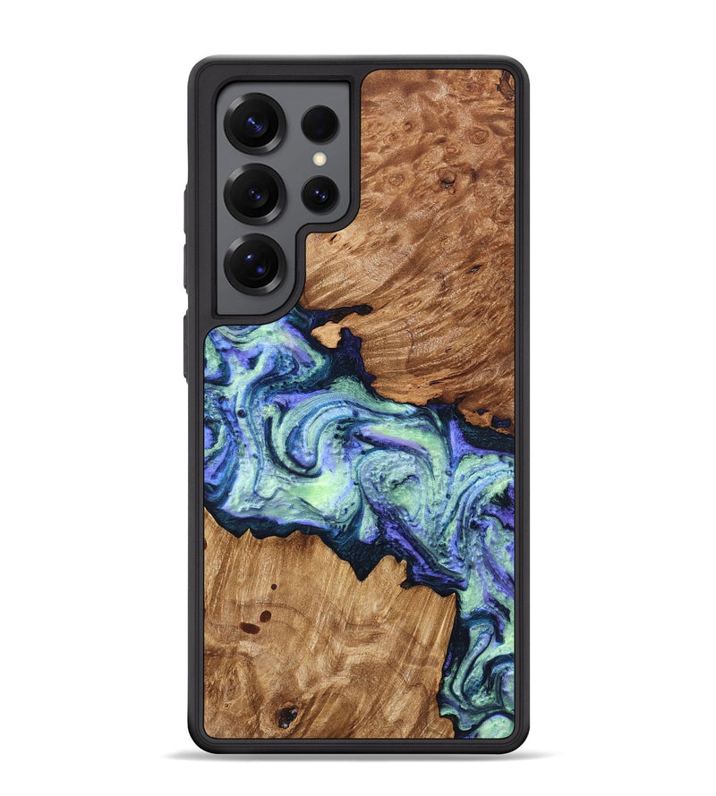 Galaxy S25 Ultra Wood Phone Case - Elda (Purple, 824502)
