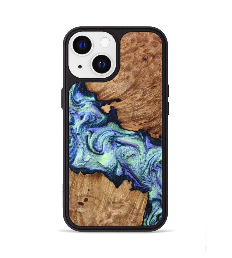 iPhone 13 Wood Phone Case - Elda (Purple, 824502)