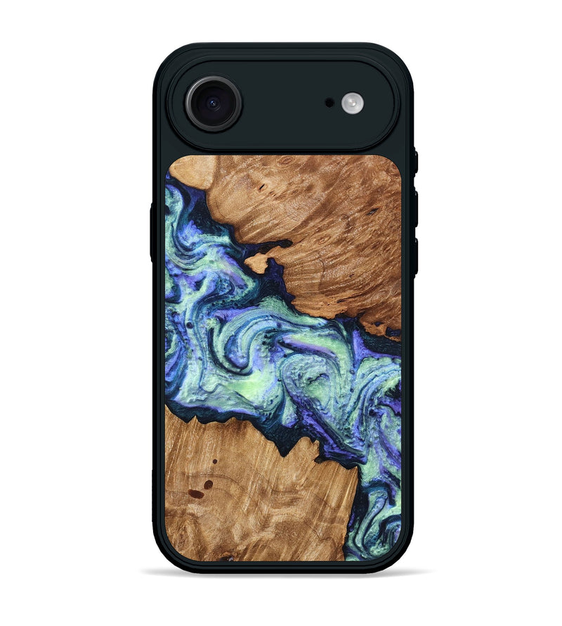 iPhone 17 Air Wood Phone Case - Elda (Purple, 824502)