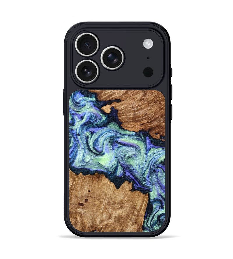 iPhone 17 Pro Wood Phone Case - Elda (Purple, 824502)