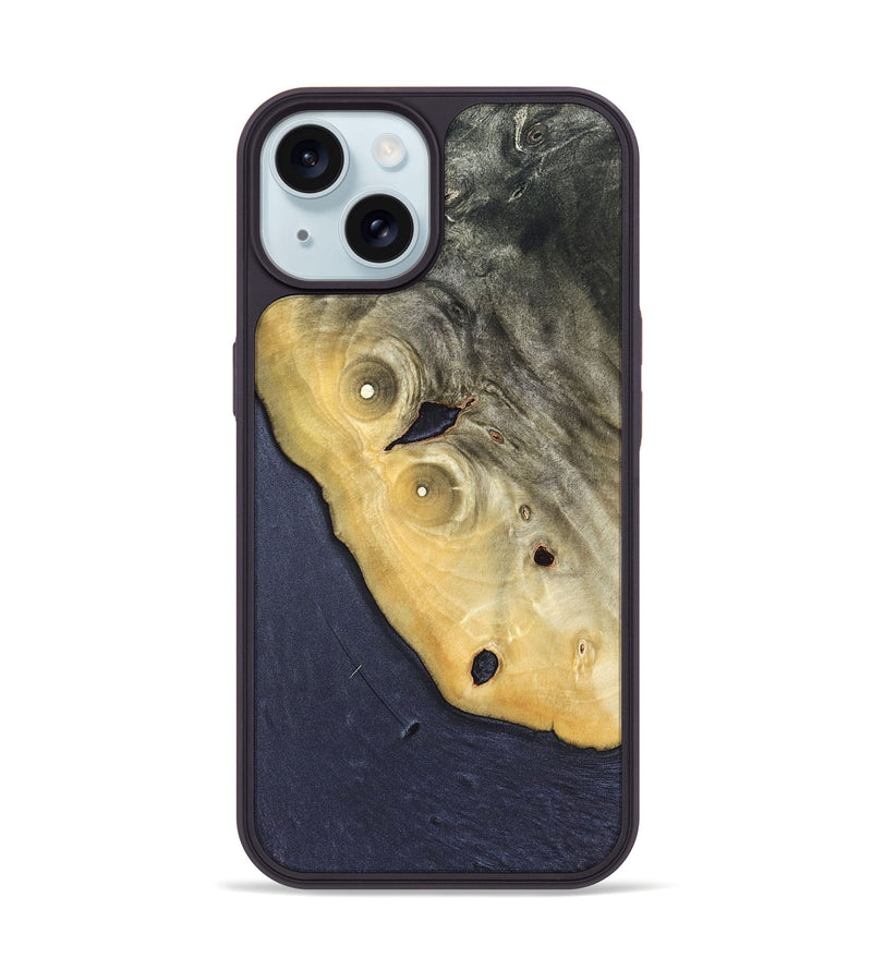 iPhone 15 Wood Phone Case - Nia (Wood Burl, 824504)