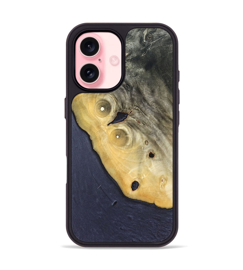 iPhone 16 Wood Phone Case - Nia (Wood Burl, 824504)