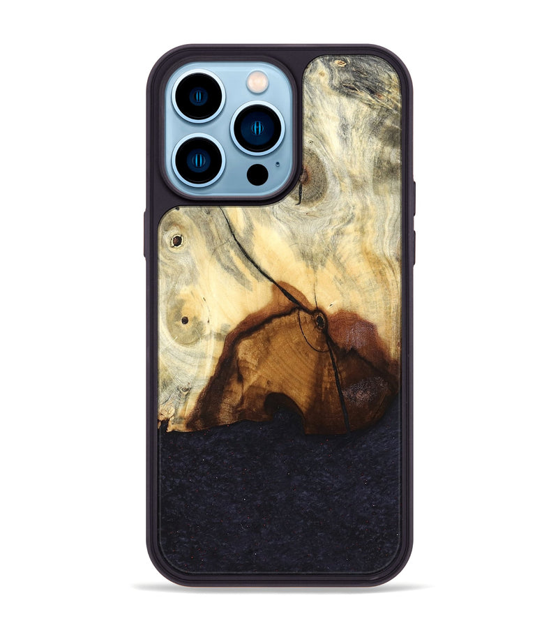 iPhone 14 Pro Max Wood Phone Case - Delia (Wood Burl, 824505)