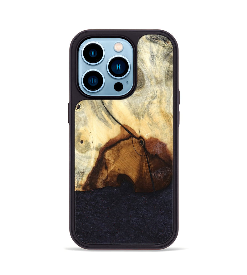 iPhone 14 Pro Wood Phone Case - Delia (Wood Burl, 824505)