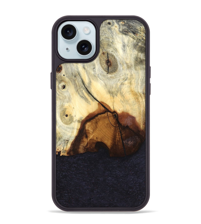 iPhone 15 Plus Wood Phone Case - Delia (Wood Burl, 824505)