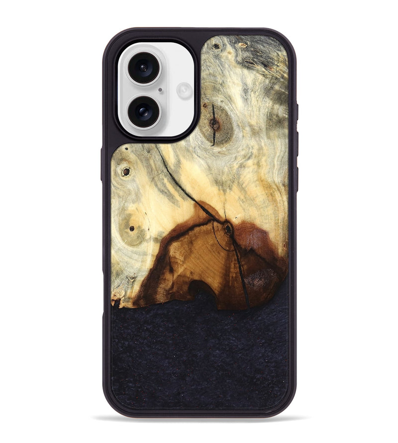 iPhone 16 Plus Wood Phone Case - Delia (Wood Burl, 824505)