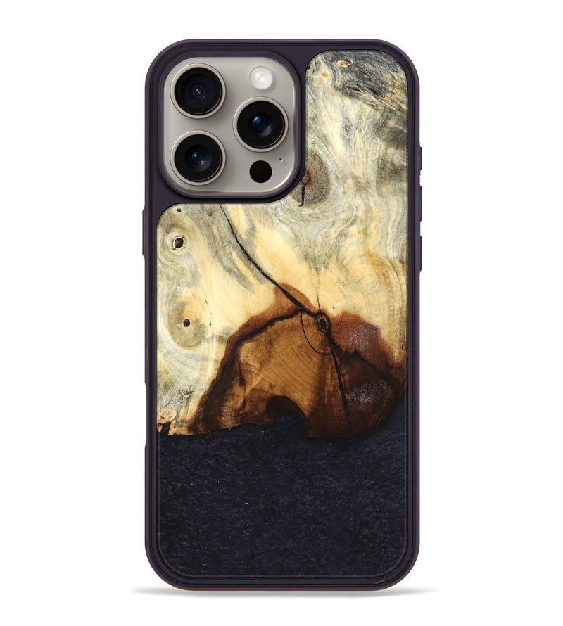 iPhone 16 Pro Max Wood Phone Case - Delia (Wood Burl, 824505)