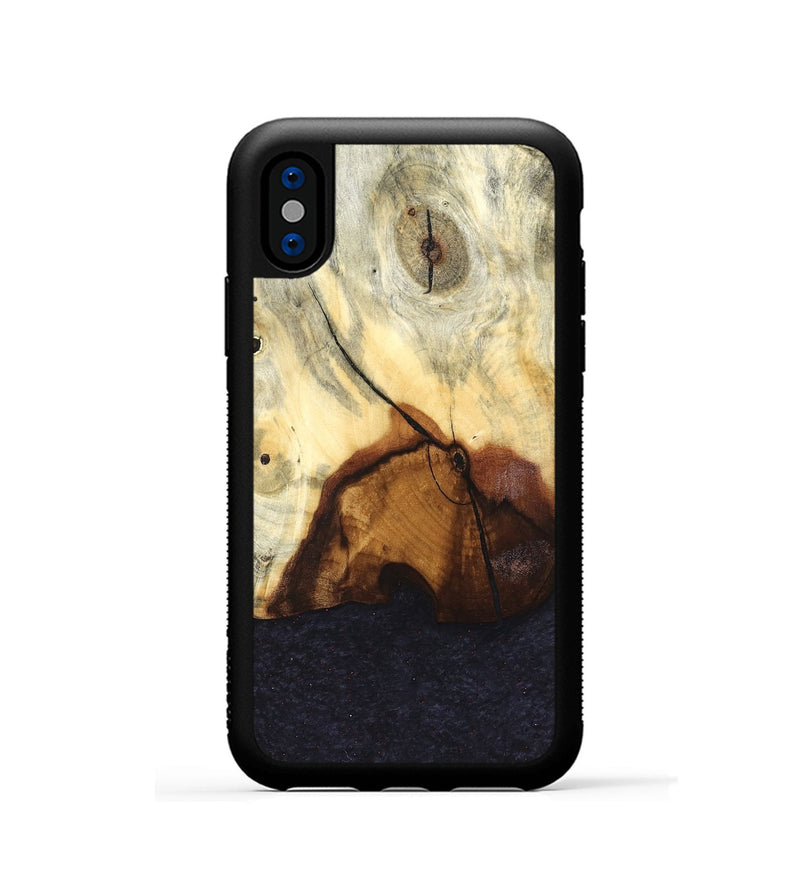 iPhone Xs Wood Phone Case - Delia (Wood Burl, 824505)