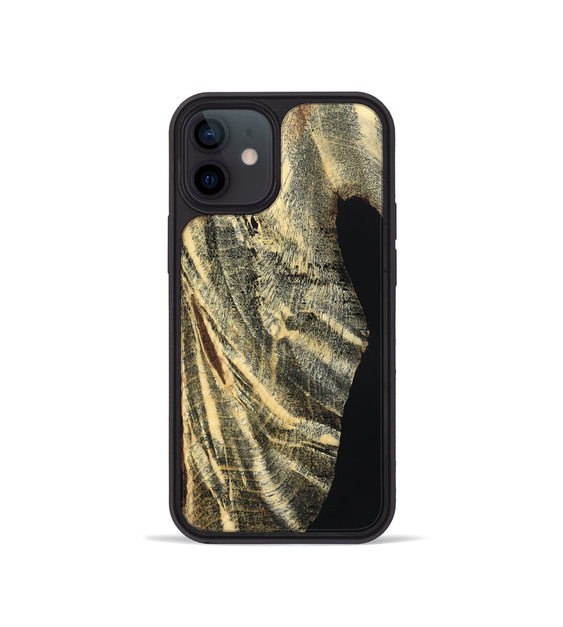 iPhone 12 mini Wood Phone Case - Mikael (Wood Burl, 824506)