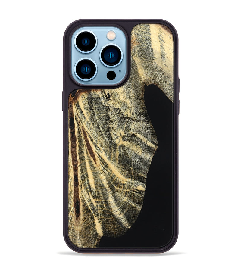 iPhone 14 Pro Max Wood Phone Case - Mikael (Wood Burl, 824506)
