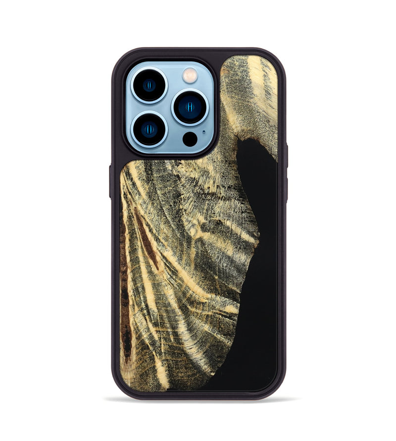 iPhone 14 Pro Wood Phone Case - Mikael (Wood Burl, 824506)