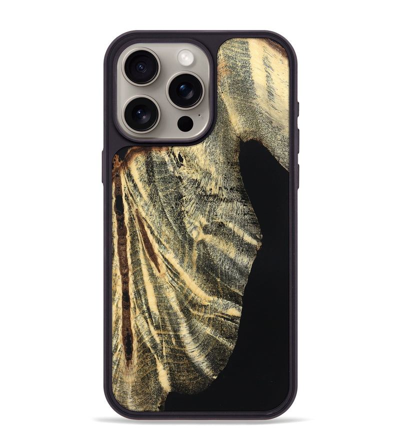iPhone 15 Pro Max Wood Phone Case - Mikael (Wood Burl, 824506)