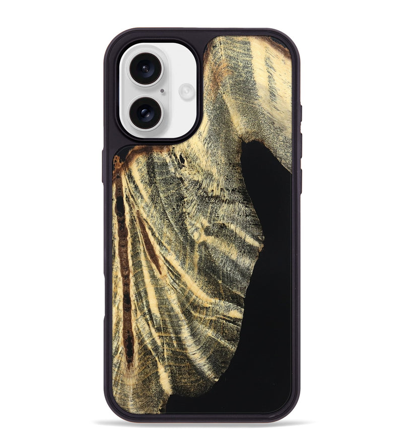 iPhone 16 Plus Wood Phone Case - Mikael (Wood Burl, 824506)