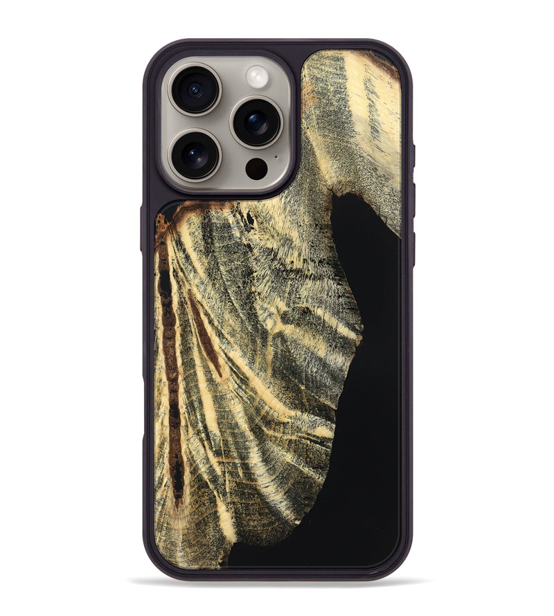 iPhone 16 Pro Max Wood Phone Case - Mikael (Wood Burl, 824506)