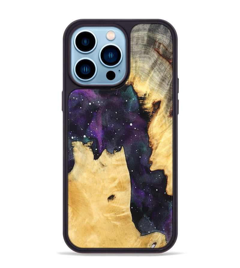 iPhone 14 Pro Max Wood Phone Case - Denisha (Cosmos, 824520)