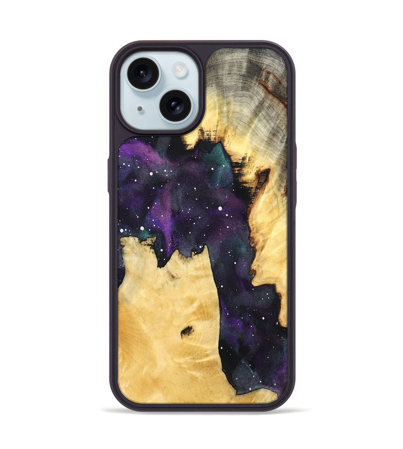 iPhone 15 Wood Phone Case - Denisha (Cosmos, 824520)