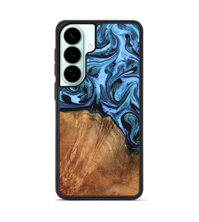 Galaxy S26 Plus Wood Phone Case - Davin (Blue, 824525)