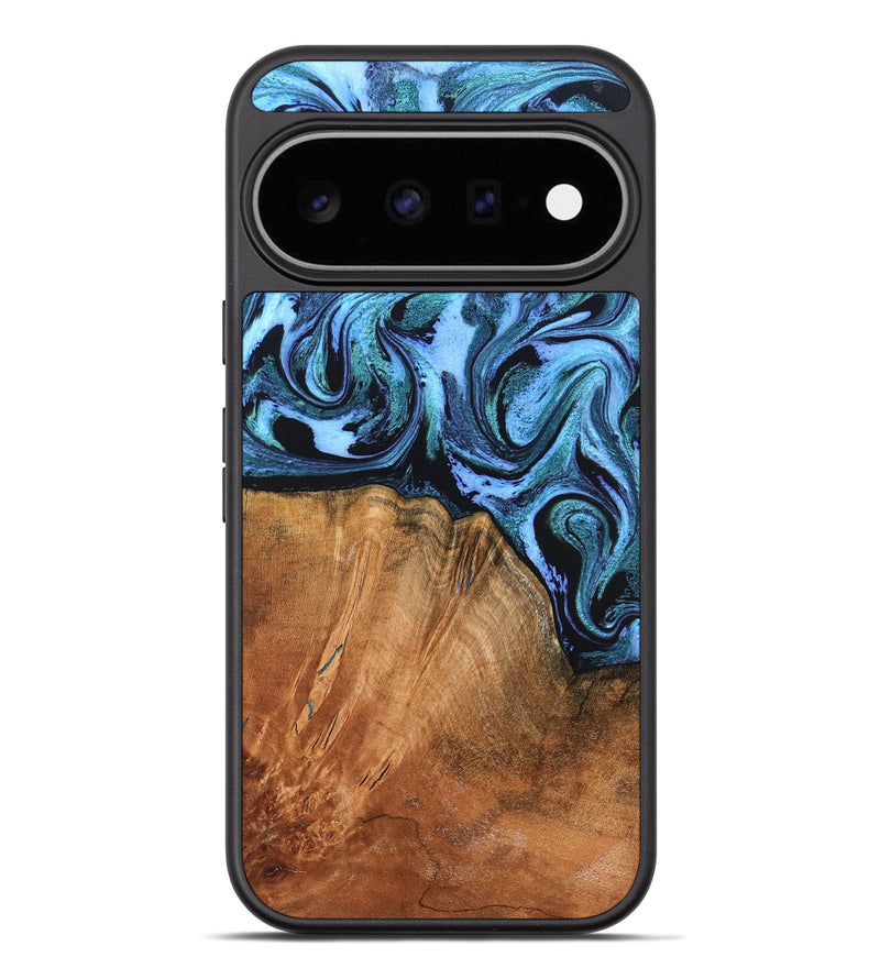 Pixel 11 Pro XL Wood Phone Case - Davin (Blue, 824525)