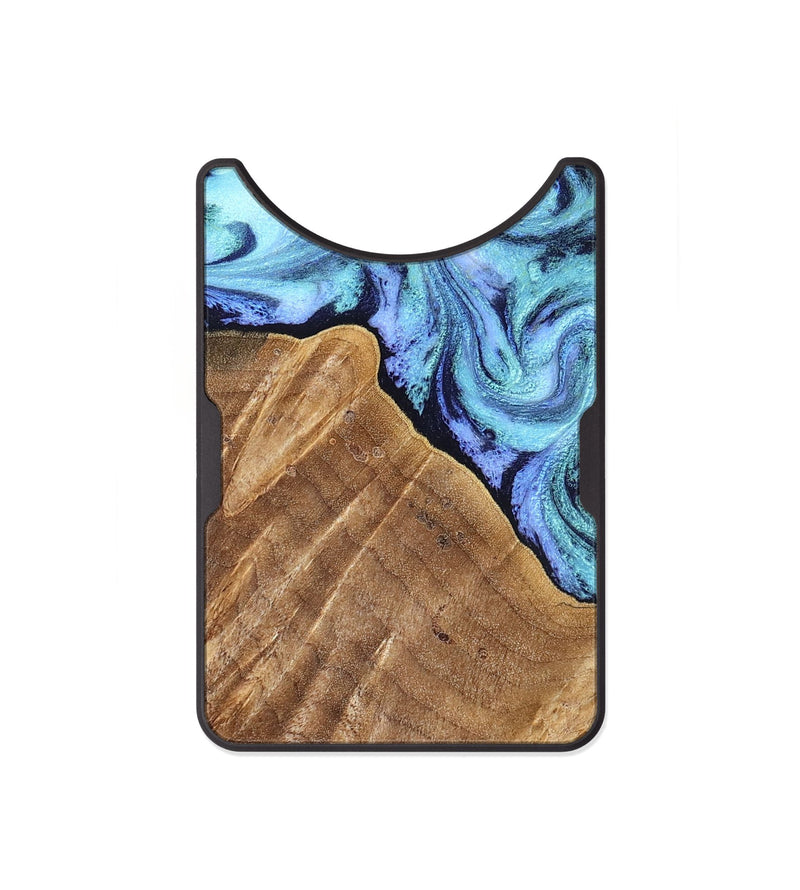 Alloy Wood Wallet - Katlin (Blue, 824526)