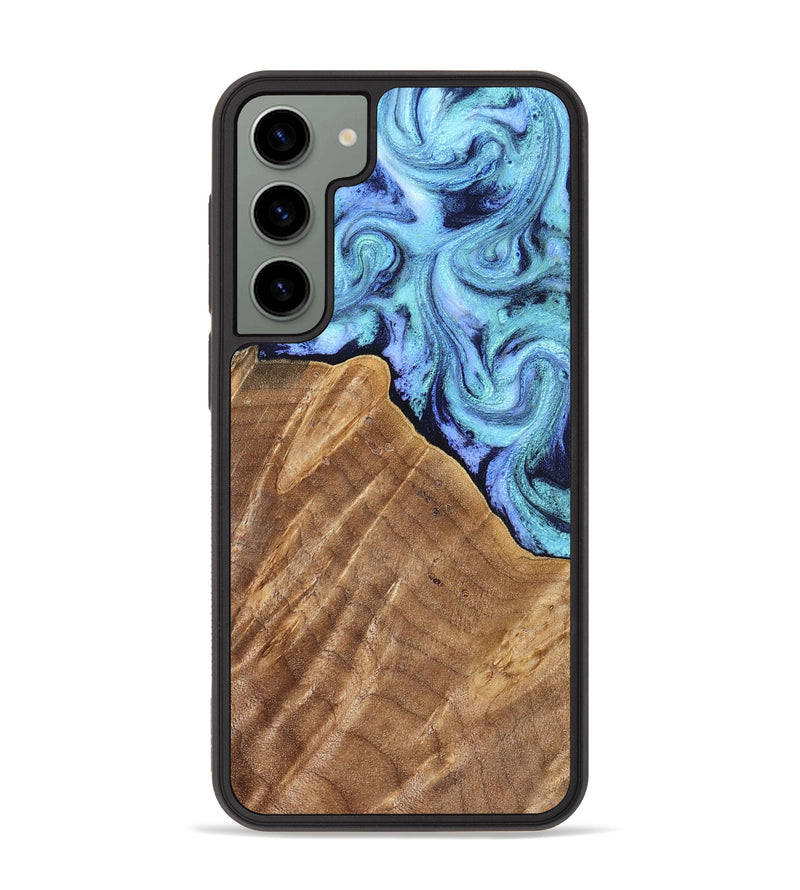 Galaxy S23 Plus Wood Phone Case - Katlin (Blue, 824526)