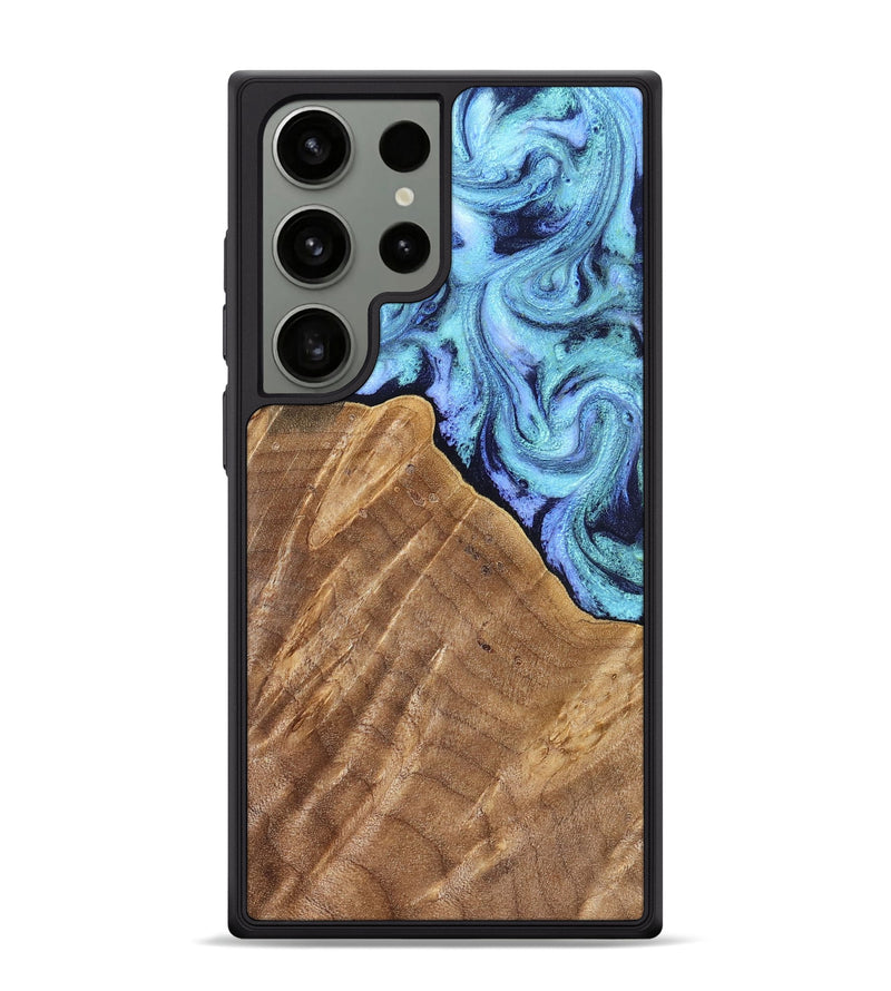 Galaxy S24 Ultra Wood Phone Case - Katlin (Blue, 824526)
