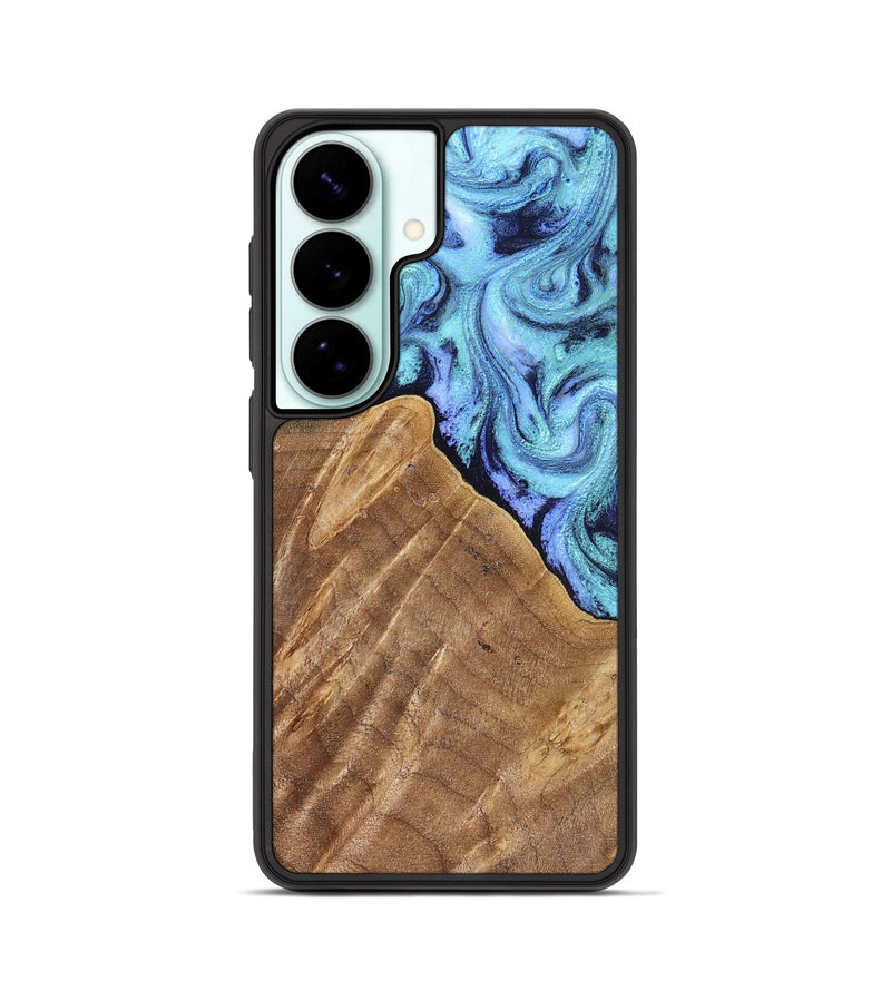 Galaxy S26 Wood Phone Case - Katlin (Blue, 824526)