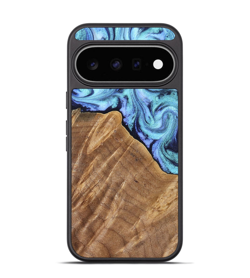 Pixel 11 Wood Phone Case - Katlin (Blue, 824526)