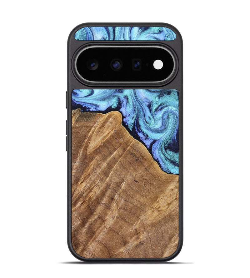 Pixel 11 Pro Wood Phone Case - Katlin (Blue, 824526)