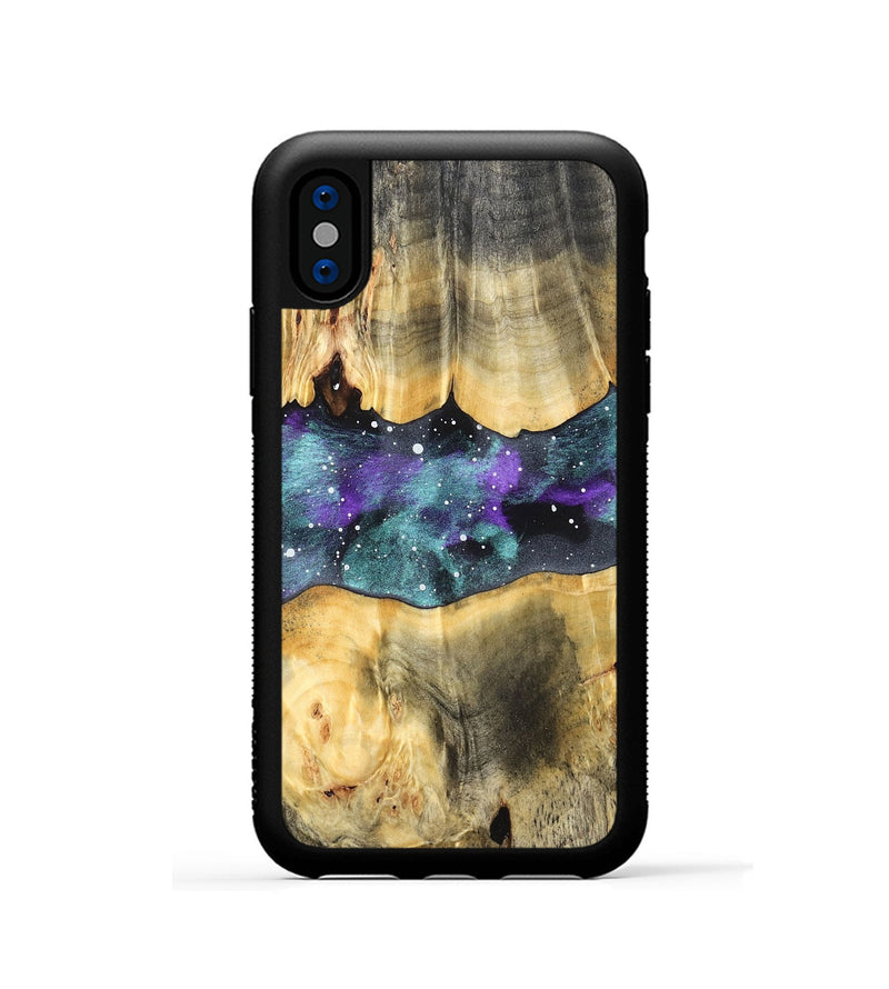 iPhone Xs Wood Phone Case - Yair (Cosmos, 824547)