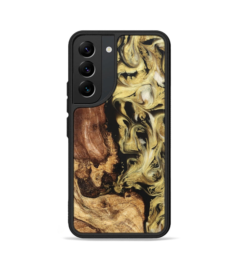 Galaxy S22 Wood Phone Case - Otis (Black & White, 824557)