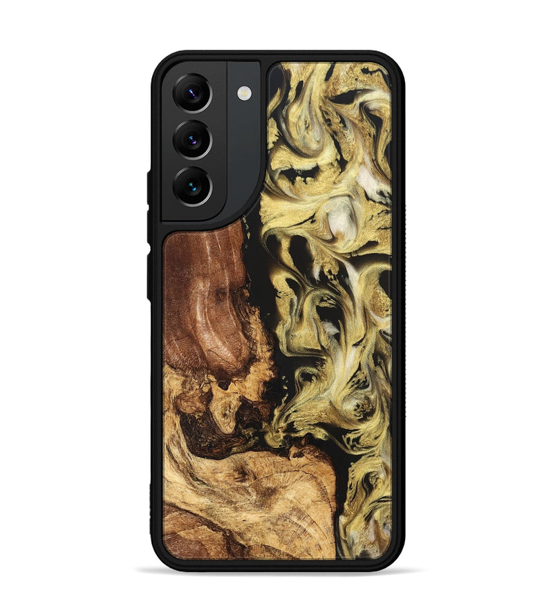 Galaxy S22 Plus Wood Phone Case - Otis (Black & White, 824557)