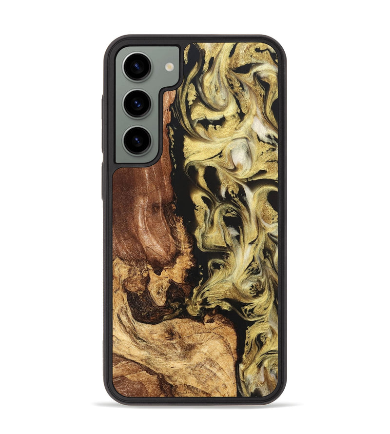 Galaxy S23 Plus Wood Phone Case - Otis (Black & White, 824557)