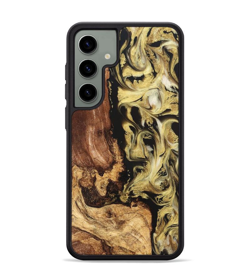 Galaxy S24 Plus Wood Phone Case - Otis (Black & White, 824557)