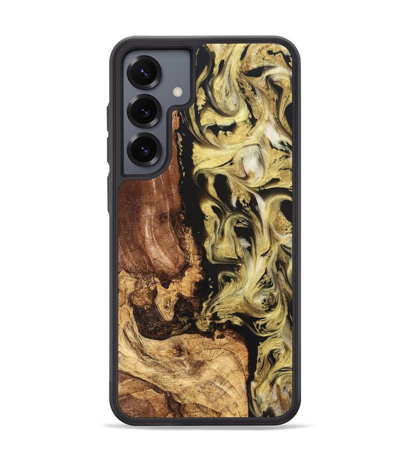 Galaxy S25 Plus Wood Phone Case - Otis (Black & White, 824557)