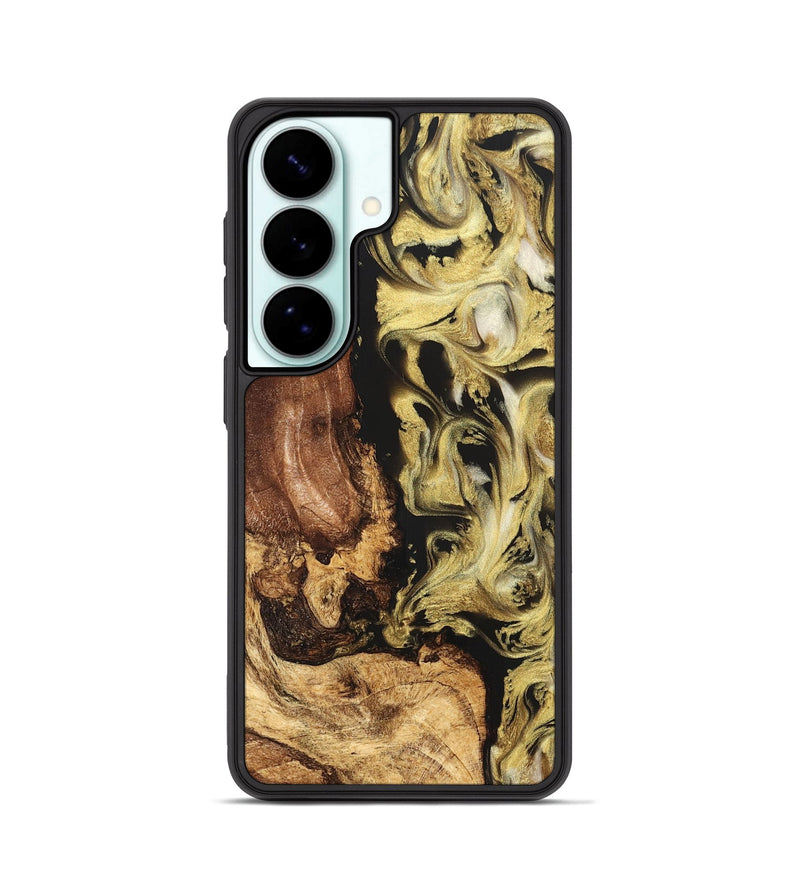 Galaxy S26 Wood Phone Case - Otis (Black & White, 824557)