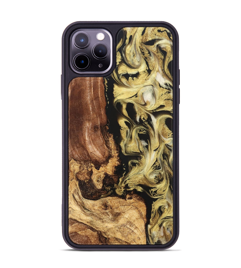 iPhone 11 Pro Max Wood Phone Case - Otis (Black & White, 824557)