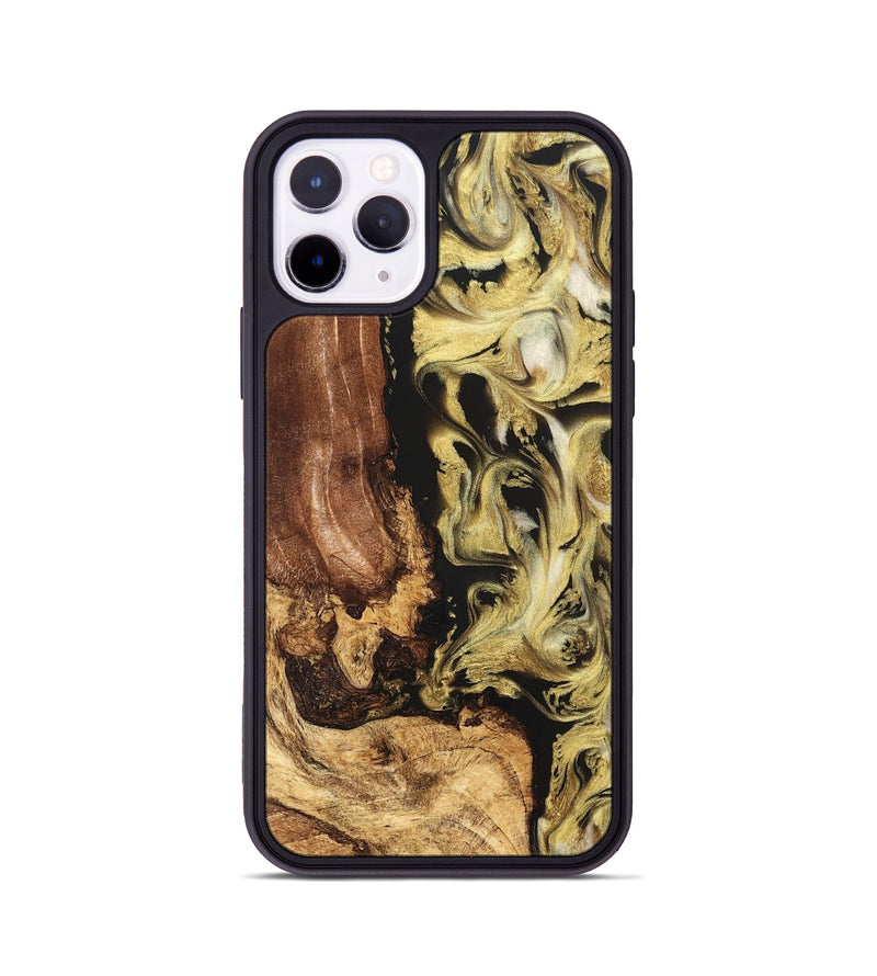 iPhone 11 Pro Wood Phone Case - Otis (Black & White, 824557)