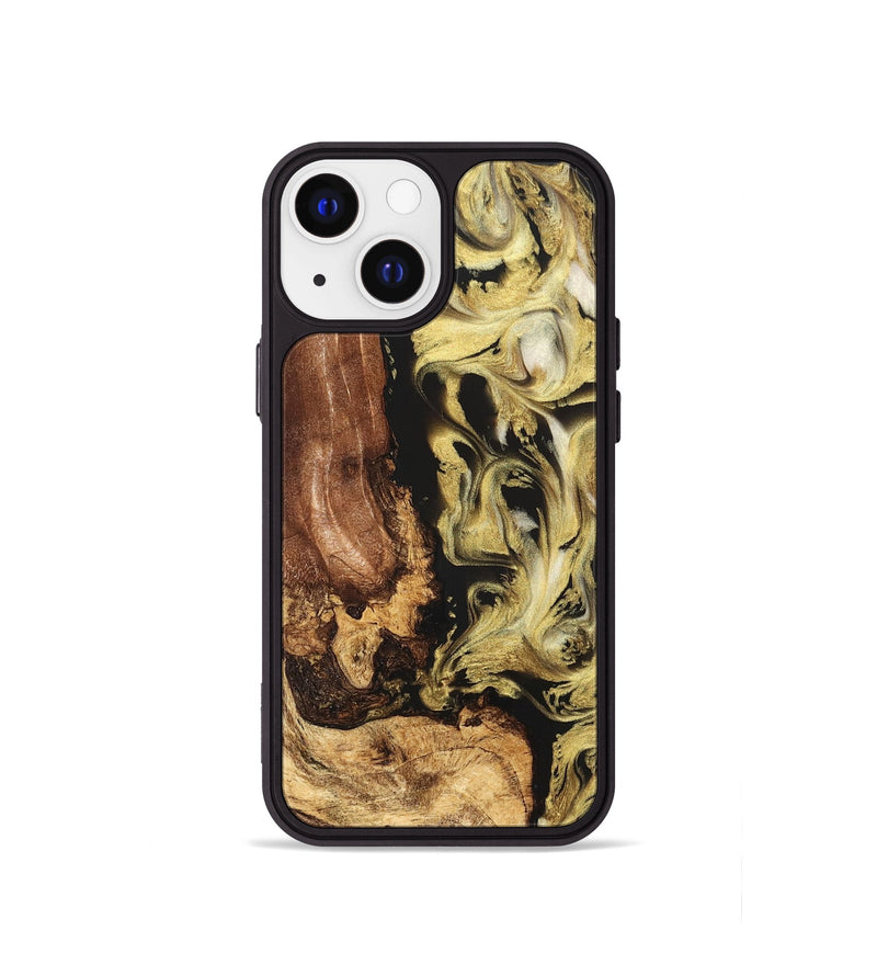 iPhone 13 mini Wood Phone Case - Otis (Black & White, 824557)