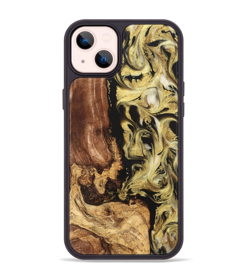 iPhone 14 Plus Wood Phone Case - Otis (Black & White, 824557)