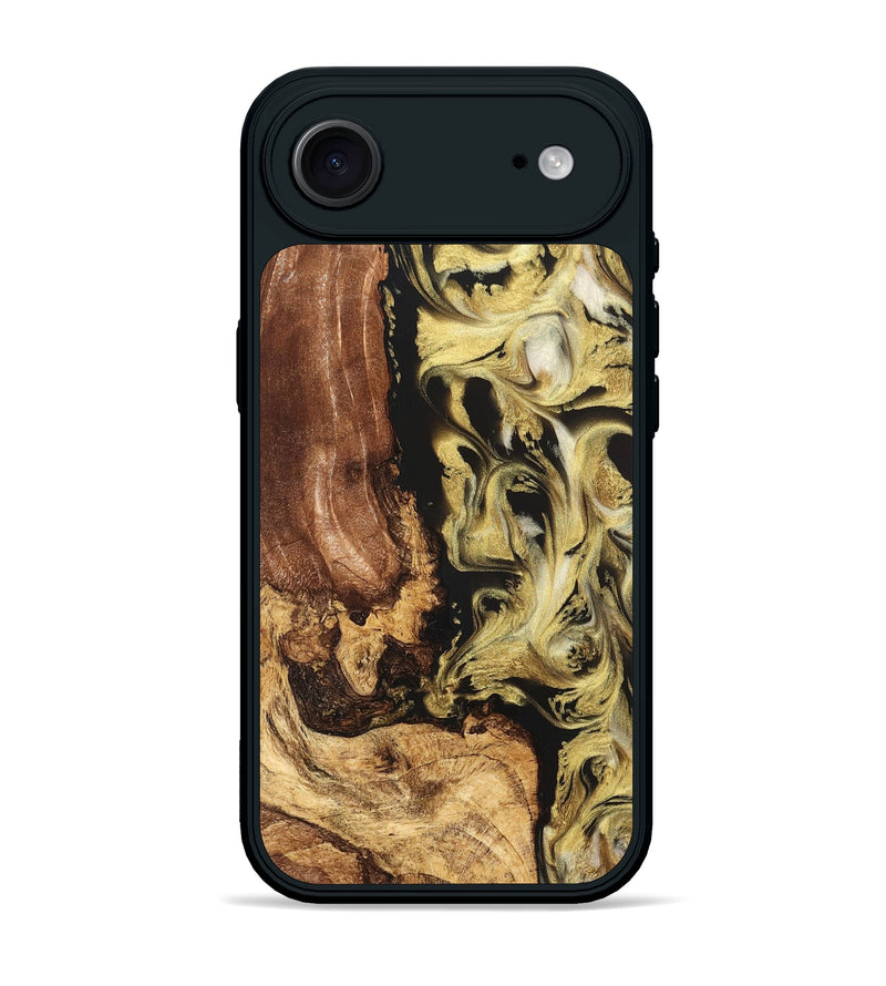 iPhone 17 Air Wood Phone Case - Otis (Black & White, 824557)