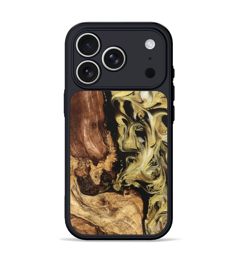 iPhone 17 Pro Wood Phone Case - Otis (Black & White, 824557)
