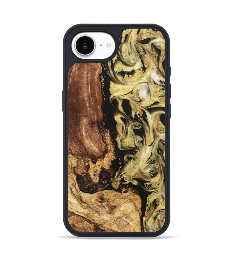 iPhone 17e Wood Phone Case - Otis (Black & White, 824557)