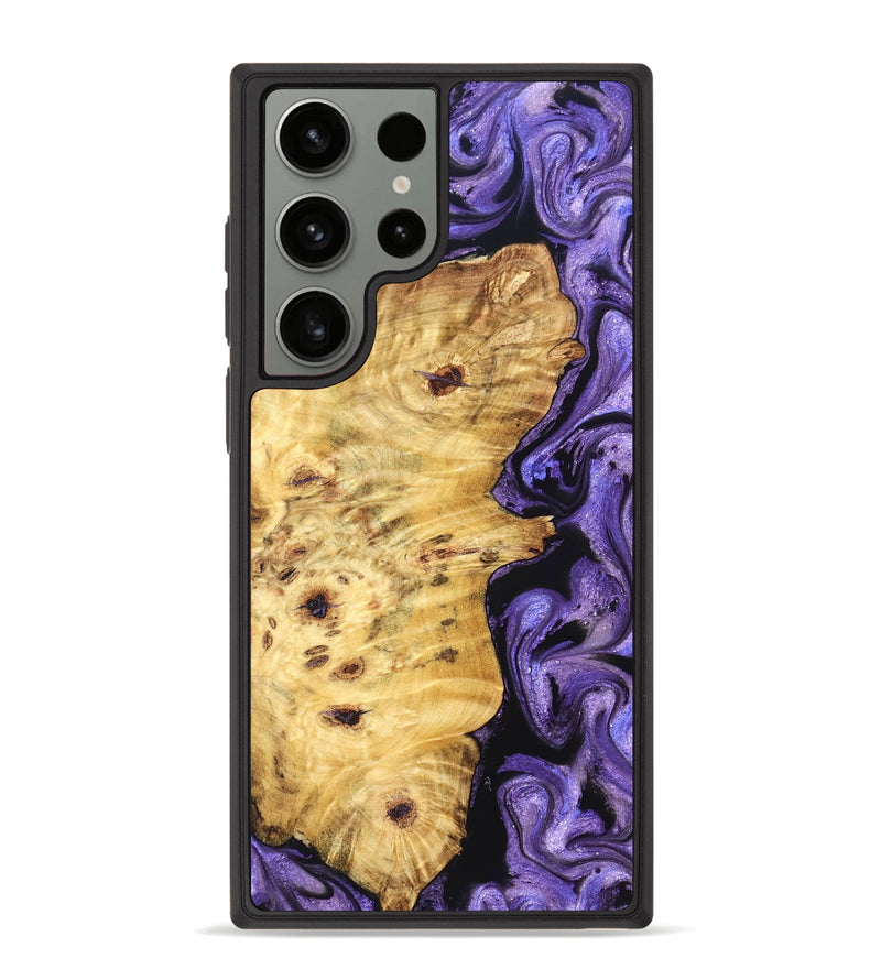 Galaxy S23 Ultra Wood Phone Case - Karson (Purple, 824558)