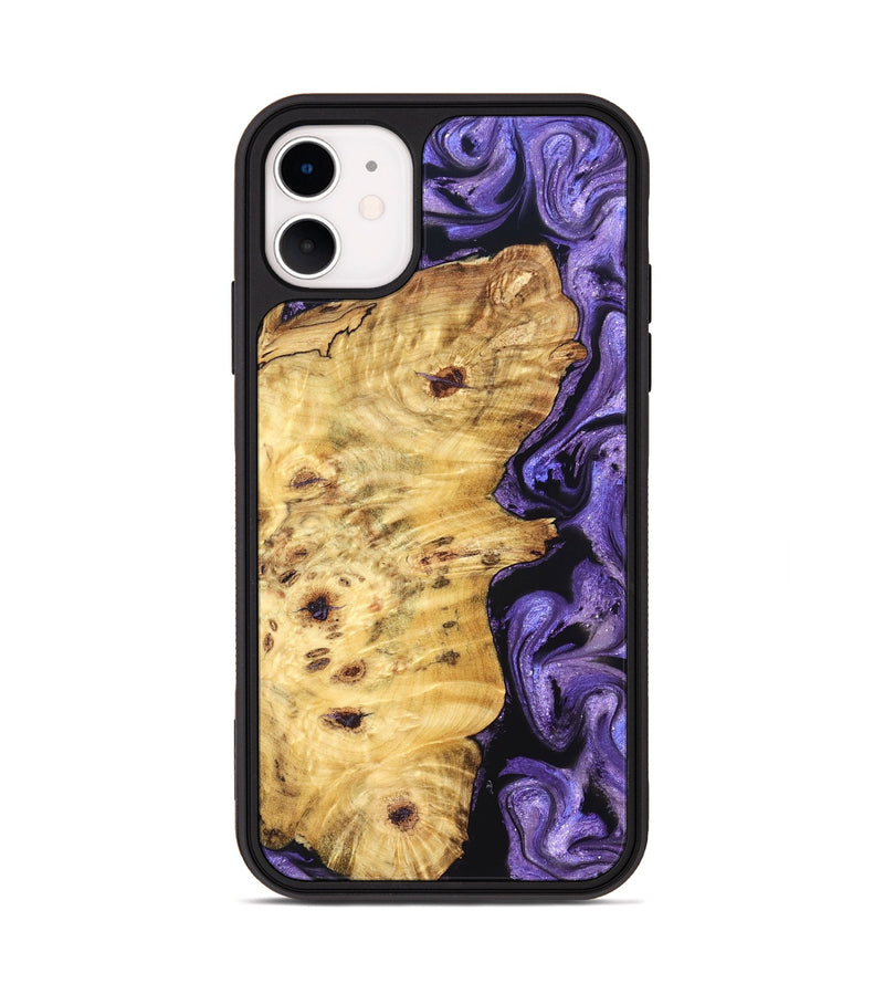 iPhone 11 Wood Phone Case - Karson (Purple, 824558)